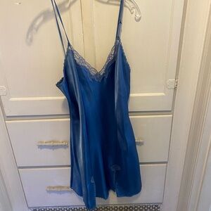 Delicates Royal Blue Lace Chemise